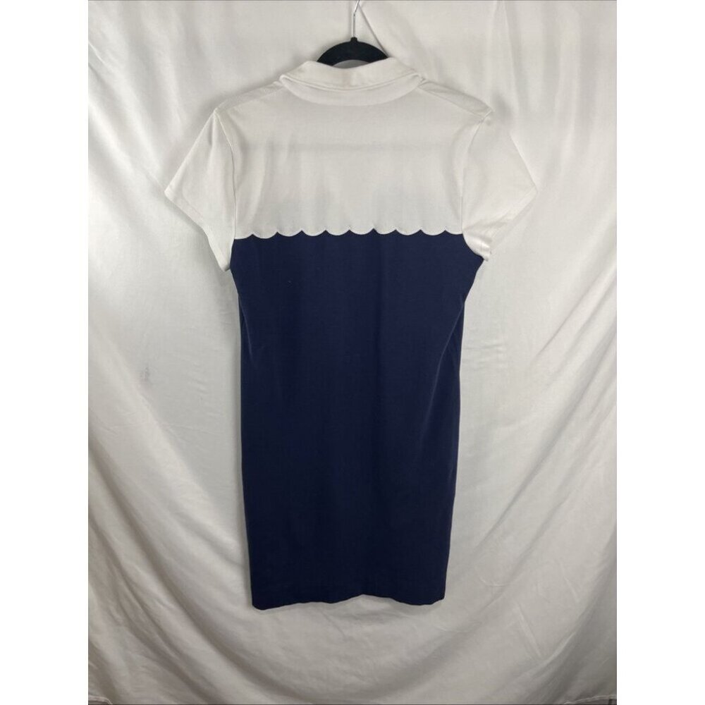 Lily Pulitzer Cotton Blue & White Nautical Golf Dress Women's Size L - Picture 7 of 11